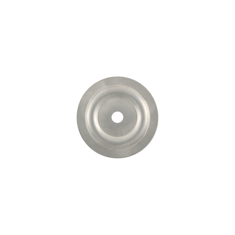 Timco Large Metal Insulation Discs Silver - 70mm (100 Pack)