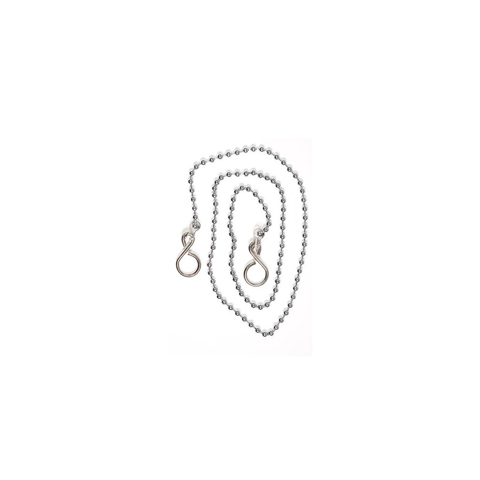 Timco Ball Link Chains Sink Chrome - 12" (2 Pack)