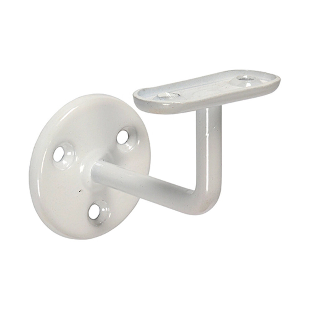 Timco Steel Handrail Bracket - 63Mm (1 Pack Bag) White