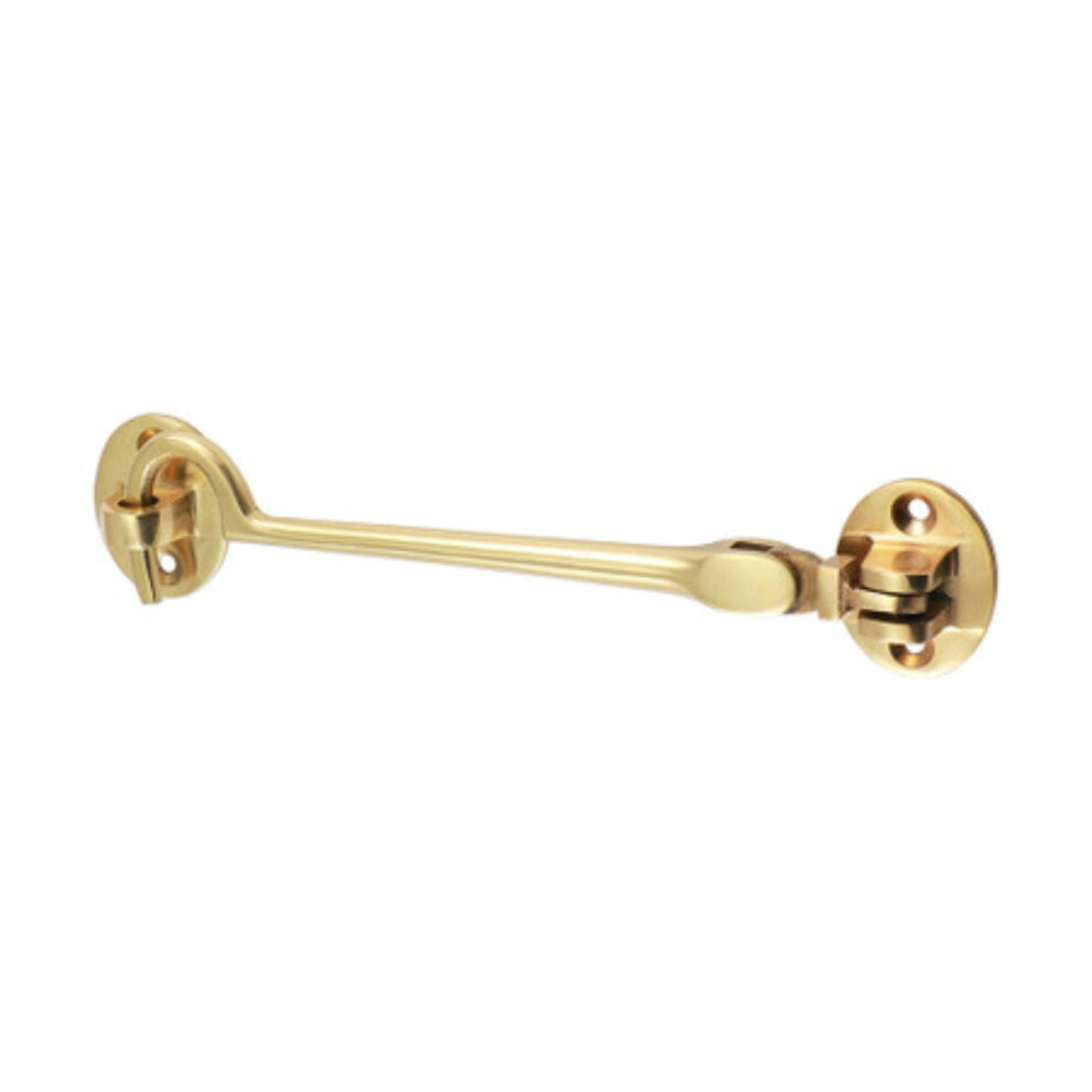 Timco Cabin Hook Polished Brass - 150Mm (1 Pack Bag) 5056110830834
