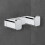 Hansgrohe Hansgrohe AddStoris Bathroom Double Robe Towel Hook Chrome Wall Mounted Modern 1