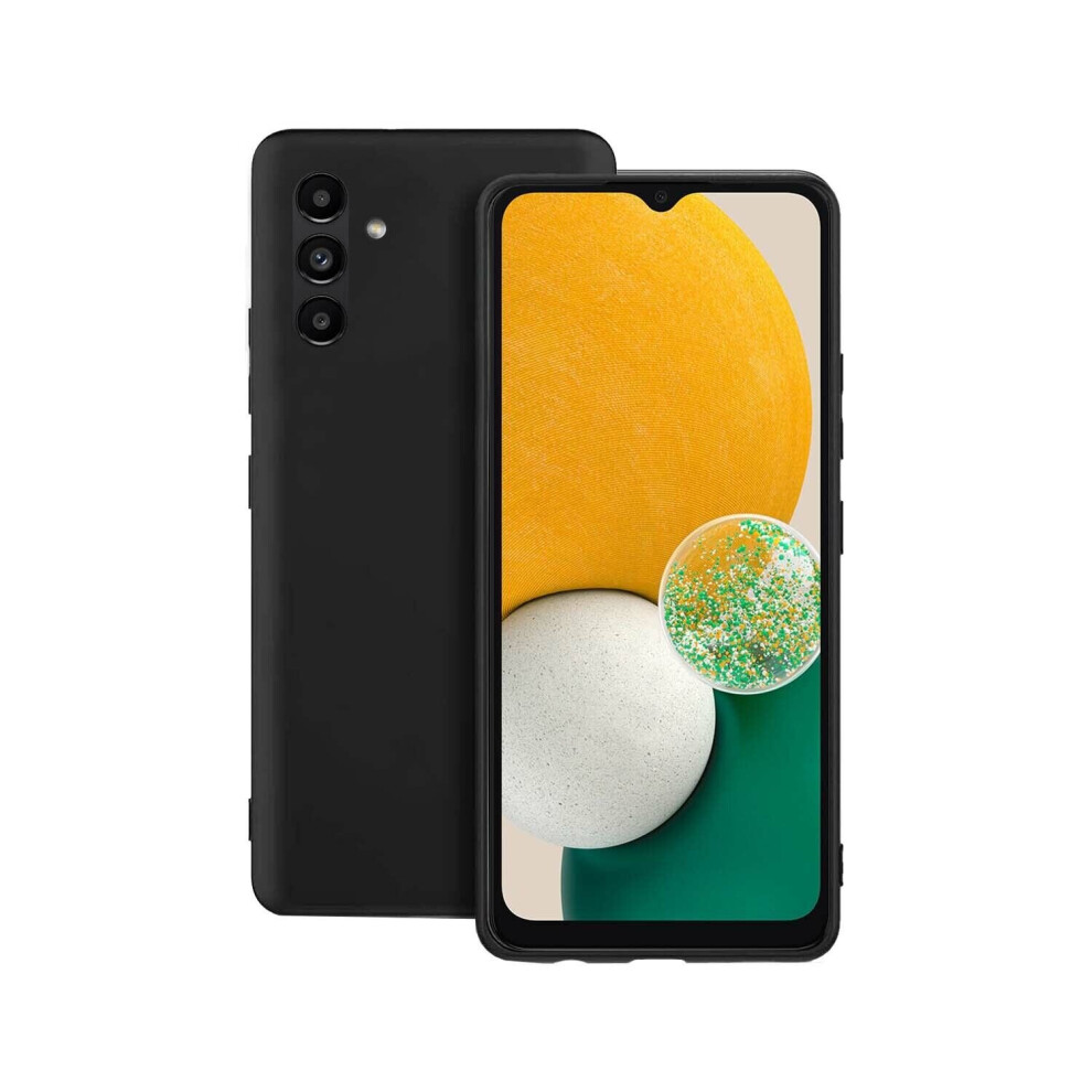 (Black) Case For Samsung Galaxy A04s Silicone Gel Phone Cover