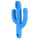 (Blue) Baby Silicone Colourful Cactus Shaped Toothbrush 7
