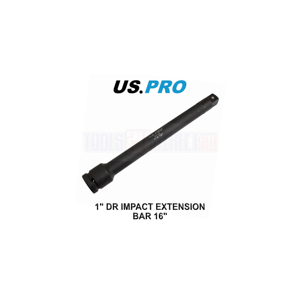 US PRO Tools 1" Dr Impact Extension Bar 16" / 400mm 3734