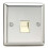 Varilight XCTSW Telephone Socket Secondary 1 Gang Mirror Chrome 1