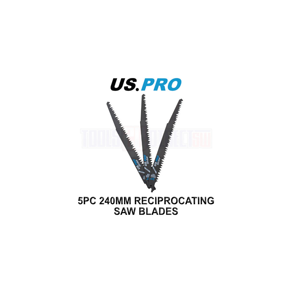 US PRO Tools 5 X 240MM Reciprocating Saw Blade For Wood US1531L 9169