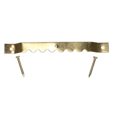 Timco Sawtooth Hangers and Nails Electro Brass - 63mm (15 Pack Bag)