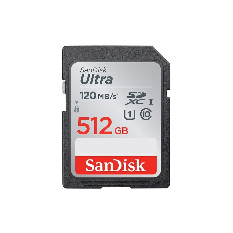 Sandisk Ultra Sdxc Memory Card 120Mbs Class 10 Uhs-I - 512Gb
