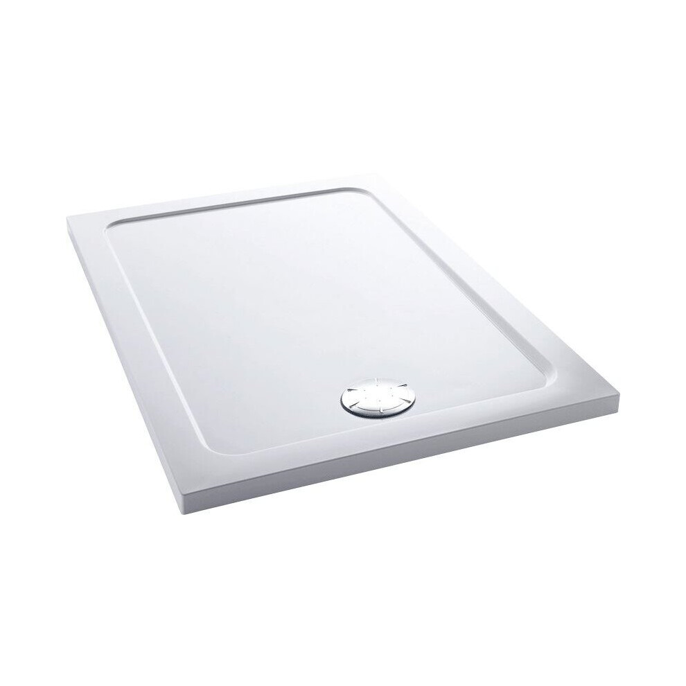 Mira-Showers Mira Flight Shower Enclosure Tray Low Profile Stone Rectangular Waste 1200X900mm