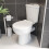 Bathroom Close Coupled Corner Toilet Cistern Only Dual Flush Ceramic White Gloss 2