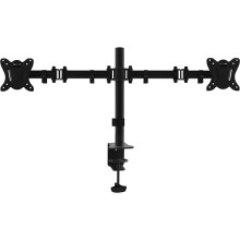 Supporto da Tavolo - EQUIP - 2 Schermi 13-27 - Inclinabile e Ruotabile - VESA 100x100 - Max 8 kg