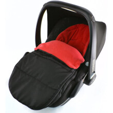 Car Seat Footmuff/Cosy Toes Compatible with ABC Design New Born Car seat Fire Red