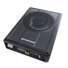 PHOENIX GOLD Z8150V2 Version 2 Z Series-Underseat Amplified Box 8" 150 Watts-Includes Bass Remote subwoofer Level Control-Power Output: 150w x 1 at 2