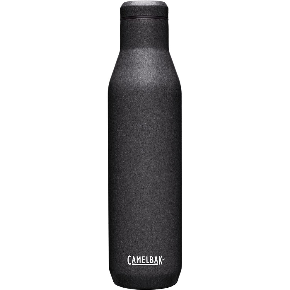 CamelBak Horizon SST Vacuum Insulated Portable Wine Bottle, Black, 750 ml