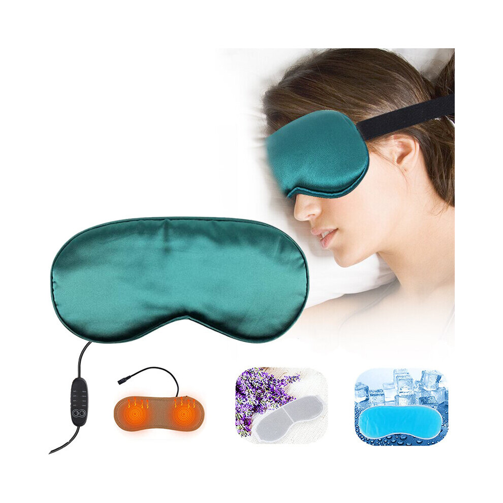 Heated Eye Mask Electric USB Eye Compress Heating Pad Steam Eye Mask