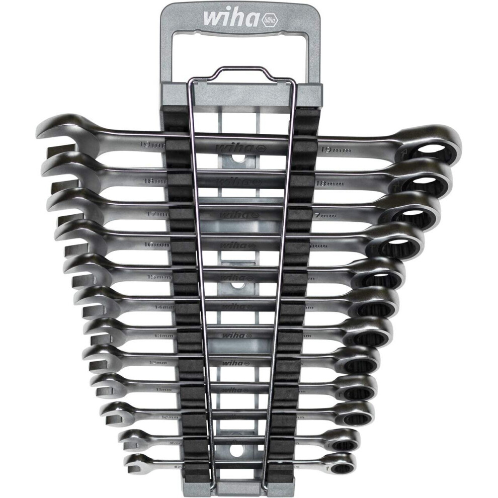Wiha Ring Ratchet Spanner Set, 12 Piece (Set B)