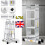 4.7M Aluminium Folding Ladder Multi-Purpose 14 in 1 Combination Ladder 2