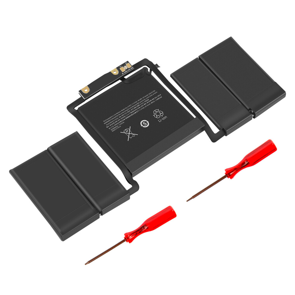 Futurebatt A1706 A1819 Replacement Laptop Battery For Mac Book Pro 13 Inch Touch Bar Late 2016 Mid 2017 Emc 3071 3163 Mlh12ll/A Mpxv2ll/A 11.4V 49.2Wh 4314Mah