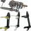 Coil Spring Compressor Macpherson Car Struts Suspension Shocks Absorber Tool Set 5