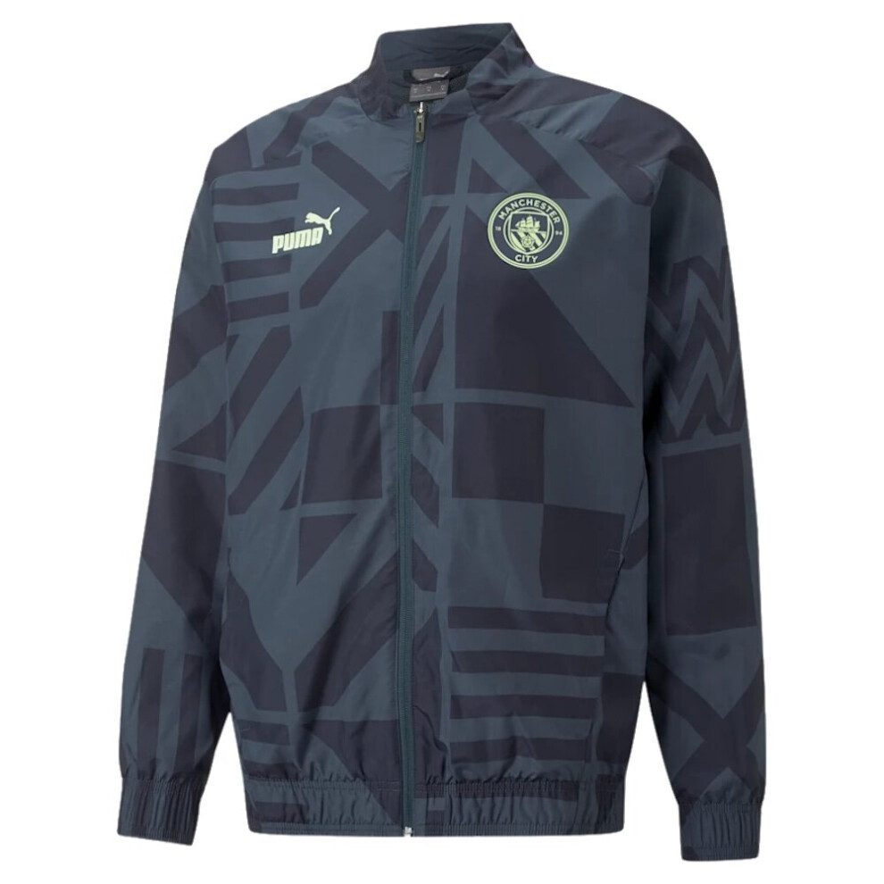 (XL) Manchester City Black Pre- Match Jacket 2022/23
