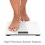 Black + Decker BLACK+DECKER BXBS0001GB Digital Bathroom Scale, High Precision Sensor System, Durable Tempered Glass, LCD Display, White 5