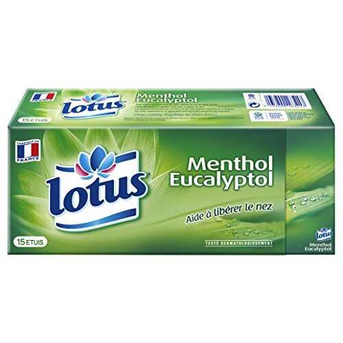 Lotus menthol - handkerchiefs cases x 15 packages - set of 2