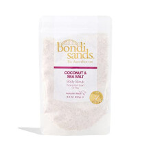 Bondi Sands Tropical Rum Coconut & Sea Salt Body Scrub | Oil-Free Formula Gently Exfoliates + Removes Impurities with Coconut Husk & Walnut Shell,