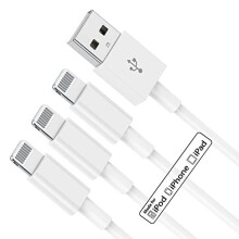 1M iPhone Charger Cable 3Pack, USB to Lightning Cable [ Apple MFi Certified ], 3ft Original iPhone Fast Charging Wire Lead for Apple iPhone