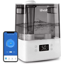 LEVOIT 6L Top-Fill Humidifiers for Bedroom & Large Home| Quiet Cool Humidifier for Baby Nursery & Plants| Advanced Humidity Sensor, 26W Save Ener
