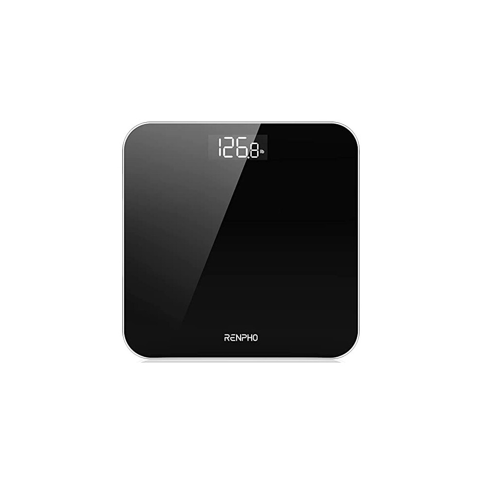 RENPHO Digital Bathroom Scales for Body Weight, Weighing Scale Electronic Bath Scales with High Precision Sensors Accurate Weight Machine for Peo