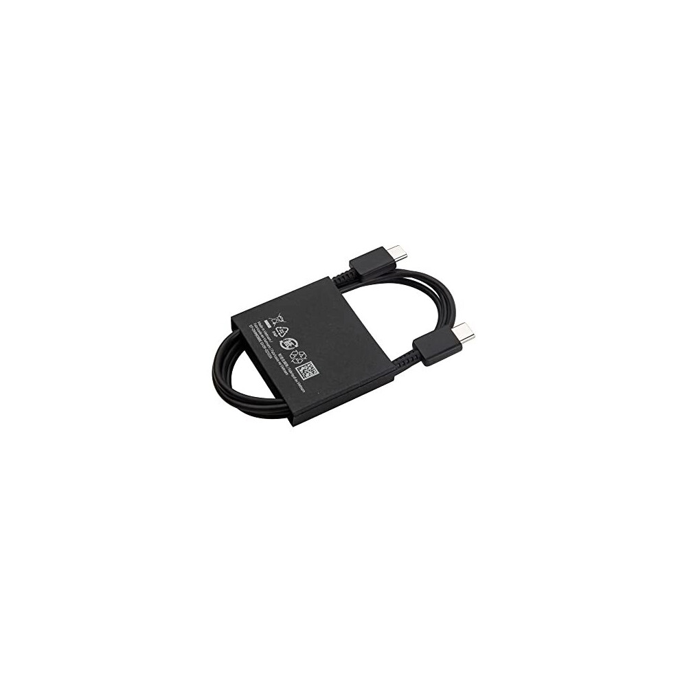 Black Genuine Samsung Usb Cable Type C To C 5A Ep-Dn980bbe S21, S21+, S21 Ultra