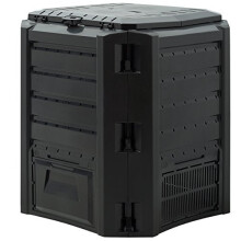 Deuba Garden Composter Unit Eco Friendly Recycling Storage Organic Rubbish Waste Bin Large Thermo Composting Box Fast Outdoor Compost Converter S