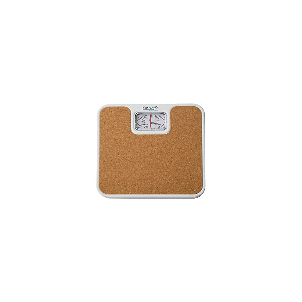 Blue Canyon Mechanical Z Series Bathroom Scales| Measure Body, Luggage Weight| Maintain Fitness| kg/lb Unit Readings| 125kg Max Capacity| High-Pr