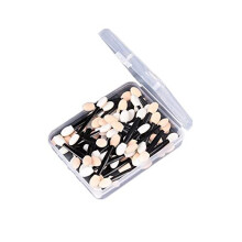 Disposable Eyeshadow Applicator Make up Eyeshadow Brushes Double Sided Sponge Applicator with Storage for Women and Girls (50Pcsï¼