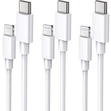 Apple USB-C to Lightning Cable 2M [Apple MFi Certified] 3 Pack iPhone Charger Cable PD Fast Type C to Lightning Compatible with iPhone 13/13 Pro/13