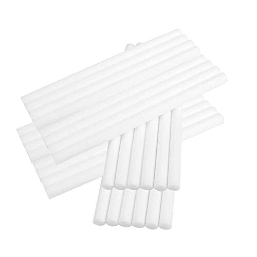 20Pcs Humidifier Sticks Cotton Filter Refill Sticks Humidifier Replacement Filter Cotton Sticks Humidifier Filter Stick Diffuser Sponge Stick Ref