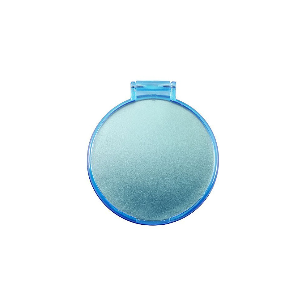 Ebuygb Compact Vanity Handbag Mirrors Folding Cosmetic Mirror Toiletry Bag, Blue, Pack Of 10
