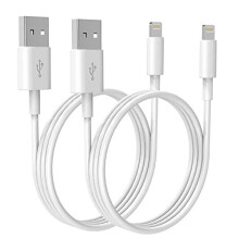 iPhone Charger Cable,PEAPOLET [Apple MFi Certified] Lightning Cables 2 Pack USB-A to Lightning Apple Long iPhone Cable Fast Charging for iPhone