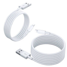 USB Charger Cable, Compatible with iPhone Charger Cable, MFi Certified iPhone Charging Cable [1M+2M 2 Pack], Compatible with iPhone 13/12/Mini/11/11