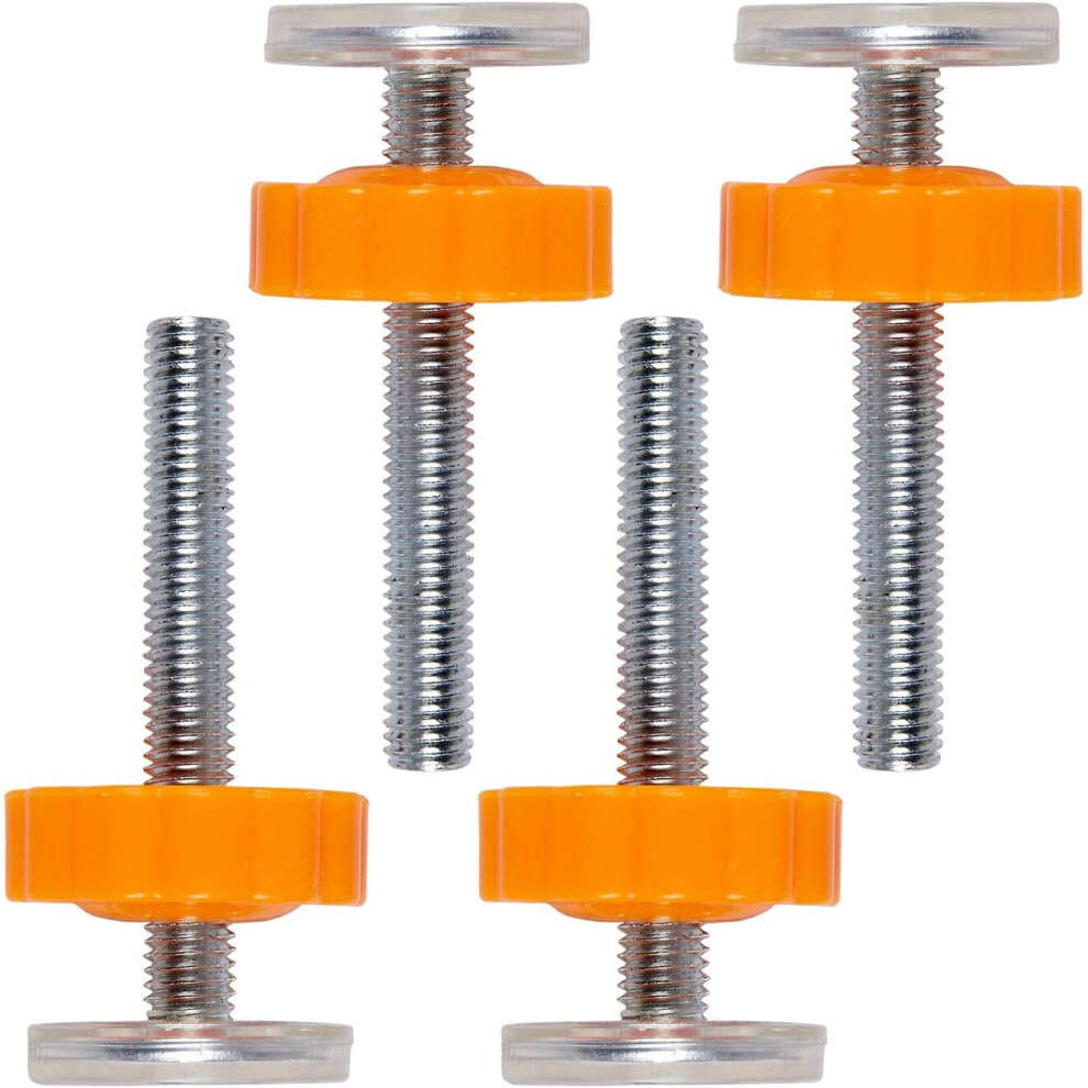 M10 Pressure Baby Gates Threaded Spindle Rods Walk Thru Gates Accessory Screw Bolts (4Pcs Spindle Rods) Cosoro