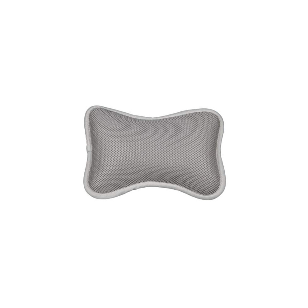 SUPVOX Bath Pillow Bathtub Spa Pillow with Non Slip Suction Cups for Bathtub Bathroom Spa Cushion Head Neck Back Support (Grey)