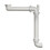 Reginox Panama Space Saving Sink Basin Waste Syphon White Bathroom 1