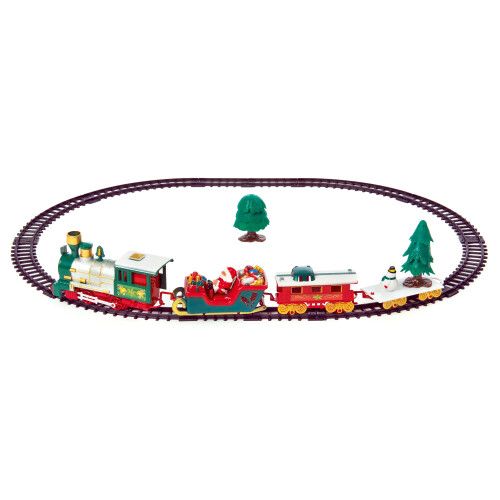 Premier Musical Christmas Train Set 39 Piece Toy Train With Working Headlight
