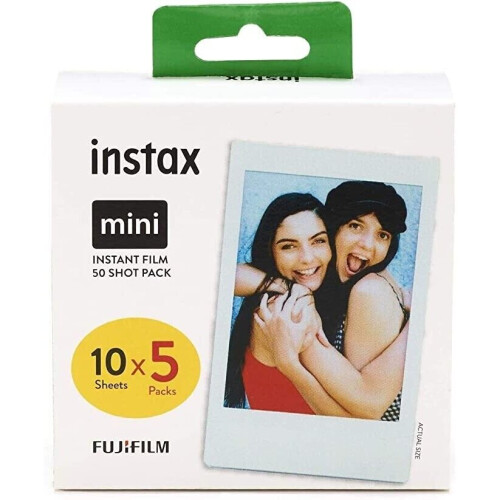 Fujifilm FujiFilm Instax Mini Instant Film 10 Sheets x 5 Packs = 50 Shot Pack