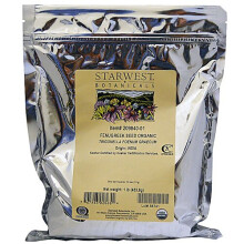 Starwest Botanicals Organic Fenugreek Seed Whole -- 1 lb
