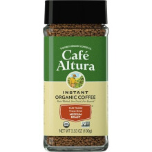 Cafe Altura, Café Biologique Instantané, Torréfaction Moyenne, Lyophilisé, 3,53 oz (100 g)