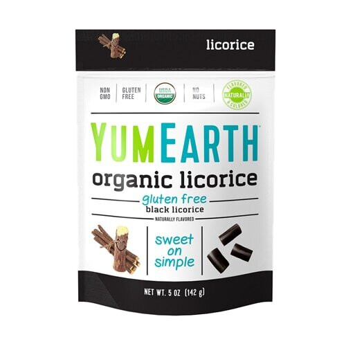 Yum Earth Organic Black Licorice -- 5 oz