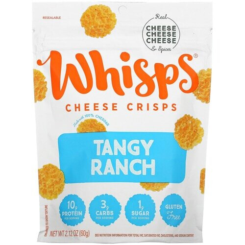 Whisps Cheese Crisps Tangy Ranch -- 2.12 oz
