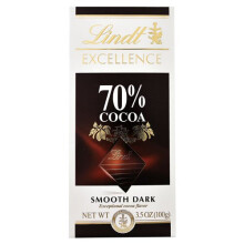Lindt Excellence Chocolate Bar 70% Cocoa Smooth Dark -- 3.5 oz