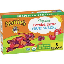 Annie's Homegrown Organic Annie's Organic Gluten Free Bernie's Farm Fruit Snacks